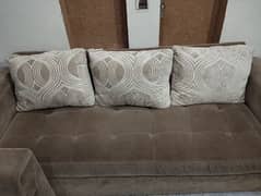 7 seater luxury velvet sofa