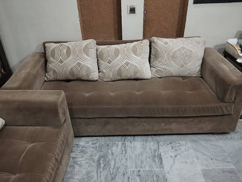 7 seater luxury velvet sofa 3