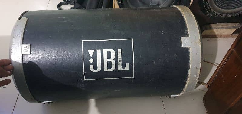 jbl bass tube havy bass never repair & kenwood kfc 3010 sub woofer 3