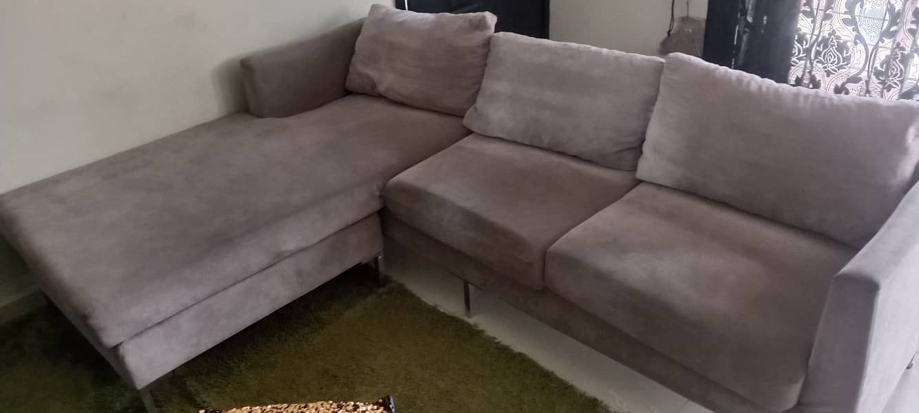 4 seaters L shaped sofa 3