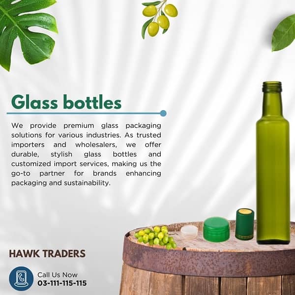 Glass Bottles for Olive Oil 1