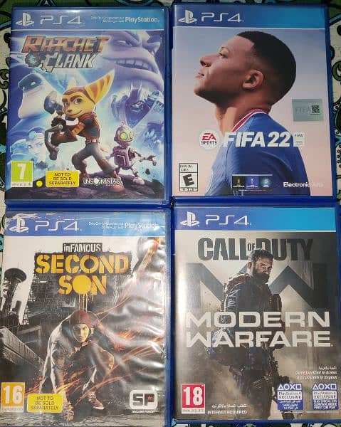 ps4 pro 1 TB 10/10 condition, 2 controllers with 4 games - bundle 1