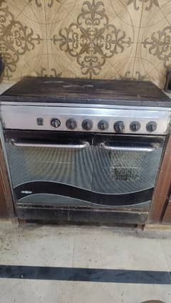 5 burner cooking range