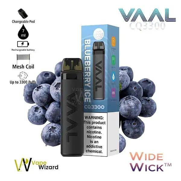 Disposable vap Vaal CQ3300 Device
Rechargeable With Two Coils 6