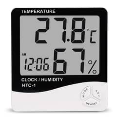 HTC-1 Digital LCD Hygrometer Temperature Humidity Meter In Pakistan 0