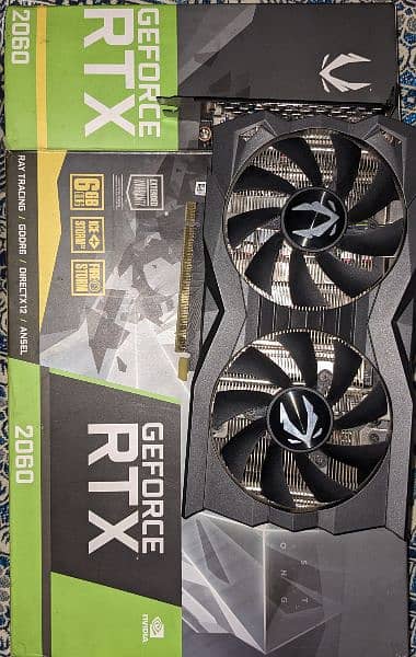 RTX 2060 - graphic Card _ Navidia - Zotac Gaming Card . urgent sale 4