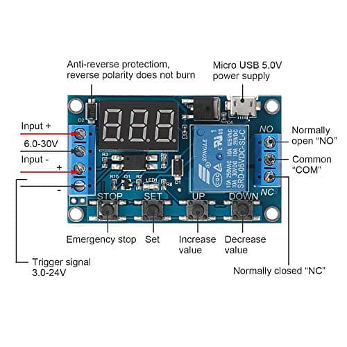 4 Button Delay Timer Relay Module In Pakistan 3