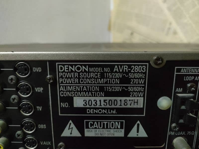 Denon amplifier 3