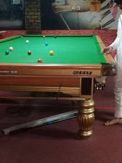 6×12 shender snooker table in slate and steel cution made by cheena