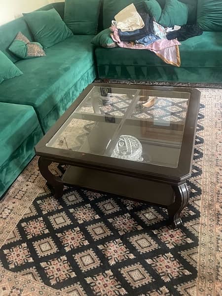 center table with 2x side table 1