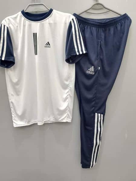 2 Pcs Men Jersey Plains Sweatshirt Track Suit 4