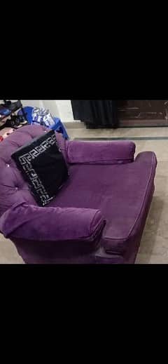 5 seater sofa purple color ka