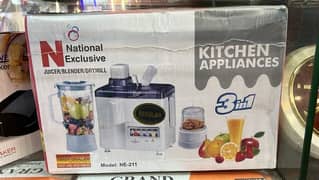 National 3 in1 Juicer and Blender / National Juicer Blender for Sale