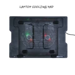 Portable And Powerful Dual Fan Laptop Cooling Pad