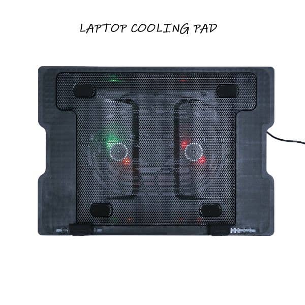 Portable And Powerful Dual Fan Laptop Cooling Pad 0