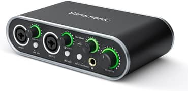 Saramonic studio mixer Interface for Singers Guitarists Musicians