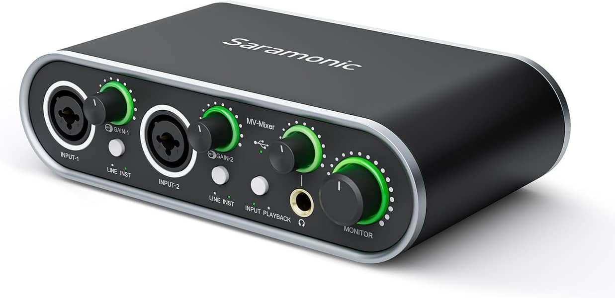 Saramonic studio mixer Interface for Singers Guitarists Musicians 0