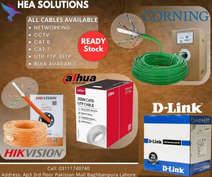 Networking Cable Dahua D-Link Schenider 0