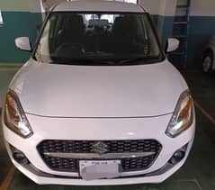 Suzuki Swift GLX white 2024