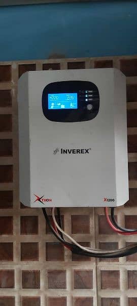 Inverex Solar inverter XTron 1200 Under Warranty +Battery AGS GX-200F 4