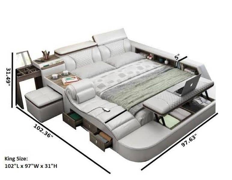 chinyoti Bed - smart Bed-bridal beds-double bed 12