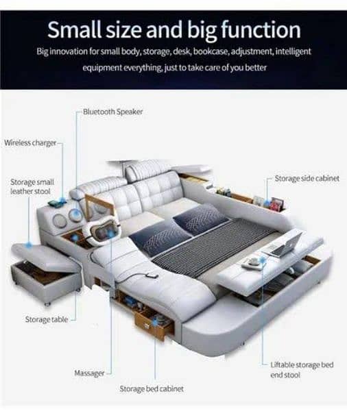 chinyoti Bed - smart Bed-bridal beds-double bed 13