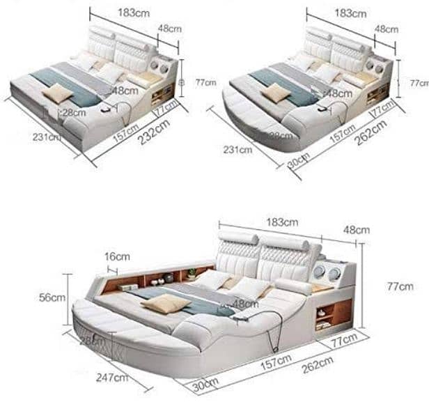 chinyoti Bed - smart Bed-bridal beds-double bed 14