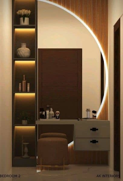 D wall ,LED Wall , TV lounge, office partition, kitchen cabinets 0