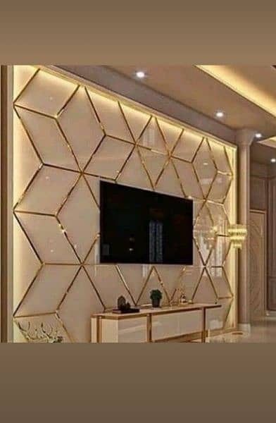 D wall ,LED Wall , TV lounge, office partition, kitchen cabinets 2