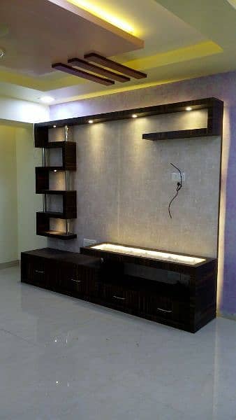 D wall ,LED Wall , TV lounge, office partition, kitchen cabinets 5