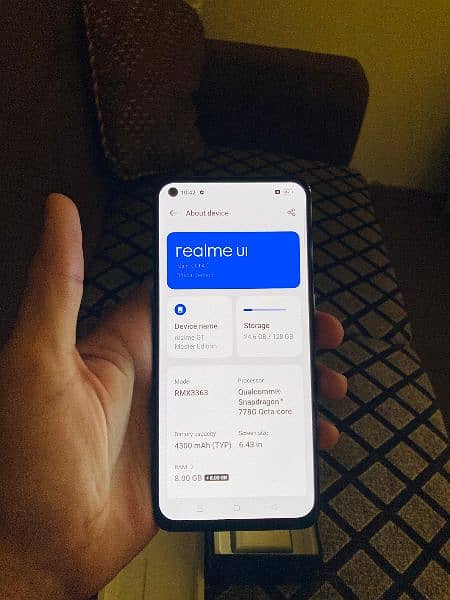 Realme GT master edition 8+8/128 with complete accessories 6