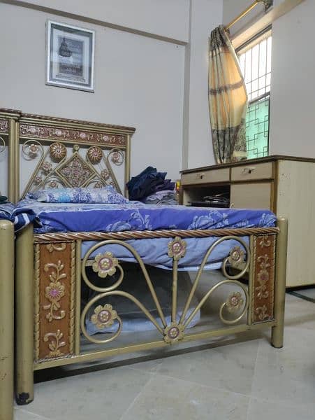 6 FT BY 3 FT BED WITH MATTRESS FOR SALE 2