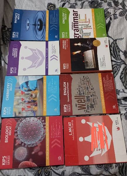 KIPS MDCAT preparation books (untouched) 0