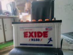 EXIDE "N150" 19 Plates/Cells 12V 120AH (20Hrs) Inverter/ Solar Best