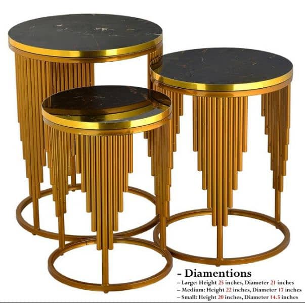 Nesting Tables-Pack of 3 0