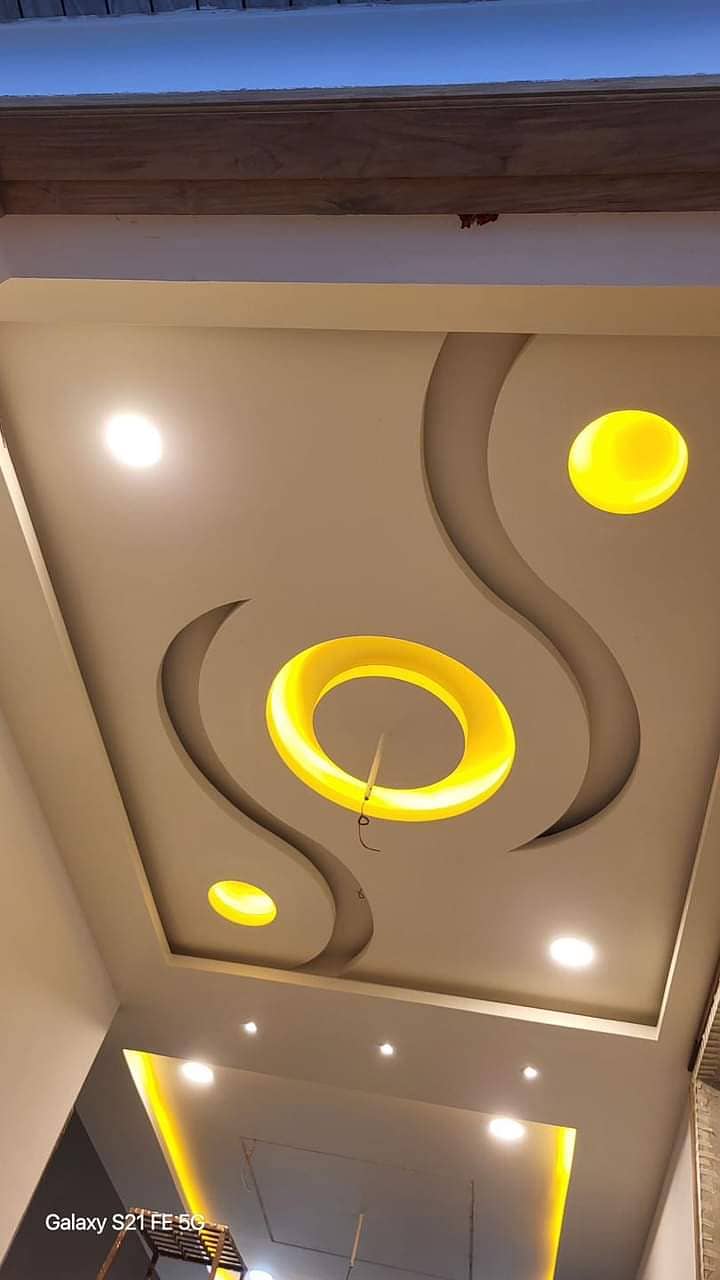 False Ceiling / Pop Ceilling/Wallpaper/3D Wallpaper/wallpaper design 1