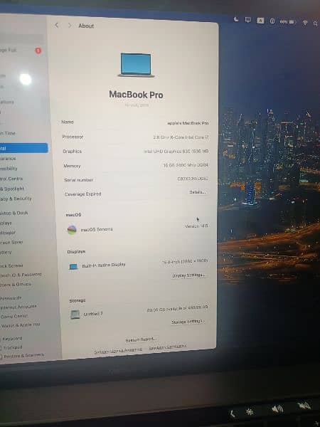 Mac Book pro 2018 15 inches 0