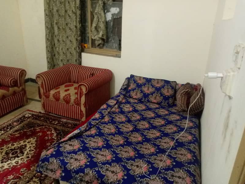 House for rent 4 Marla ground floor with gas in Khanna dak near Sanam Chowk isb 1