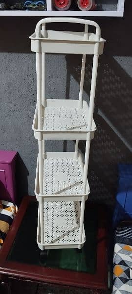 Plastic Rack Trolleys – White Color 3