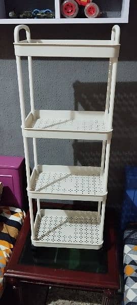 Plastic Rack Trolleys – White Color 4