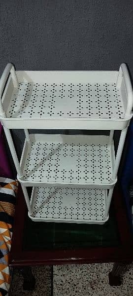 Plastic Rack Trolleys – White Color 5