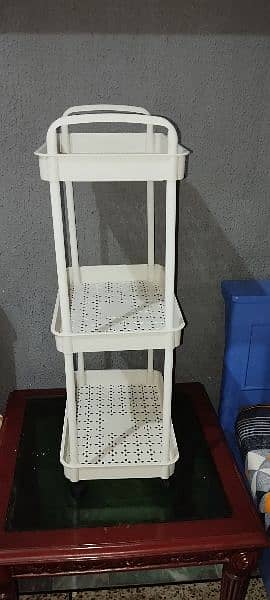 Plastic Rack Trolleys – White Color 6