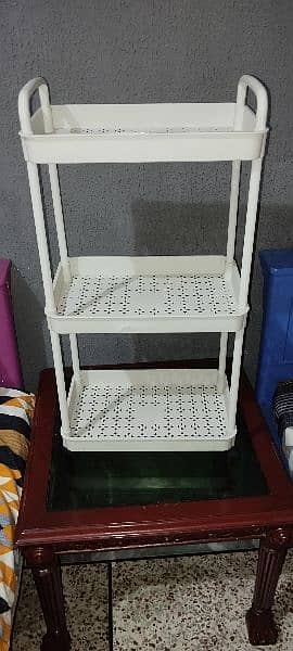 Plastic Rack Trolleys – White Color 8