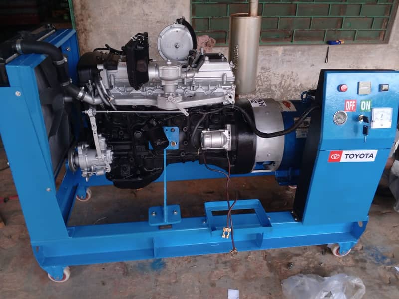 generator 30 KVA gas petrol LPG Toyota engine 2jz 3000cc 1