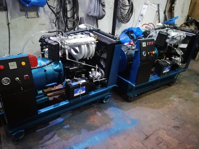 generator 30 KVA gas petrol LPG Toyota engine 2jz 3000cc 7