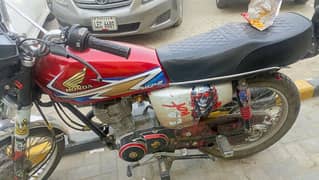 Honda cg 125 in good condition with back new tyre