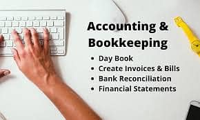 For Accounting and Book keeping services