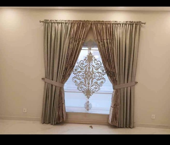 bedroom decor , dressing table ,D wall , window curtains 11