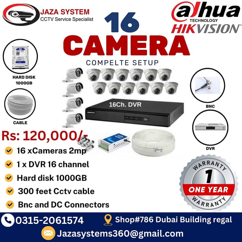 ccctv cameras  night  vision  water  proof  1 year  warranty 1