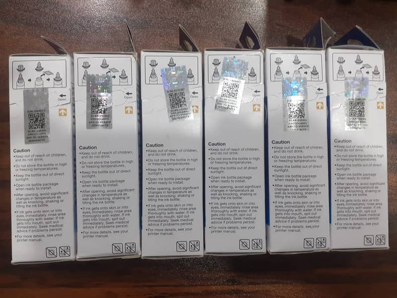 Epson L805/L1800 Original Ink Bottles *673*  (6 Color Set) 2